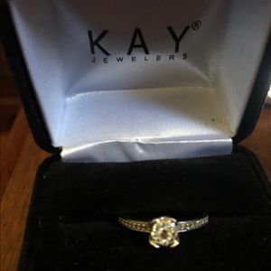 1/5 ct tw 10k white gold ring